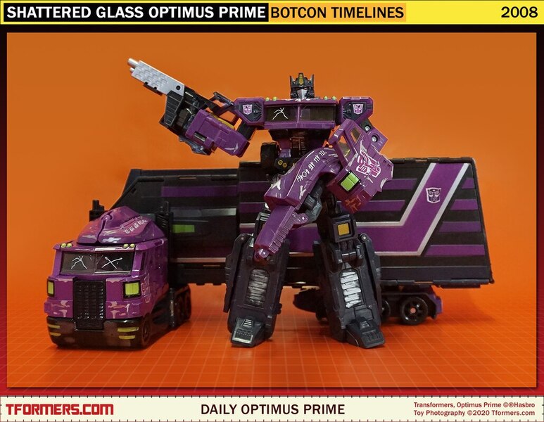 Daily Prime   BotCon Timelines Shatred Glass Optimus Prime (1 of 5)